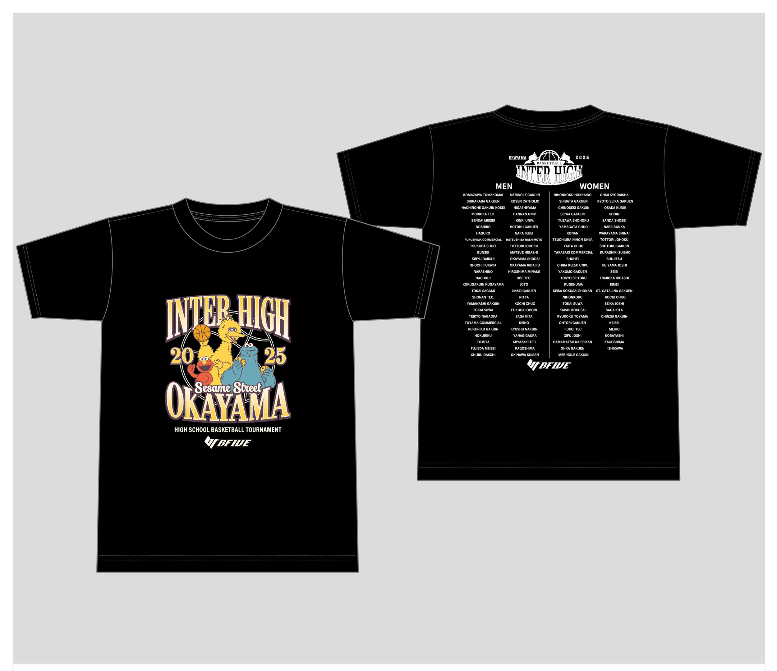 カラーポップTシャツ（ブラック）