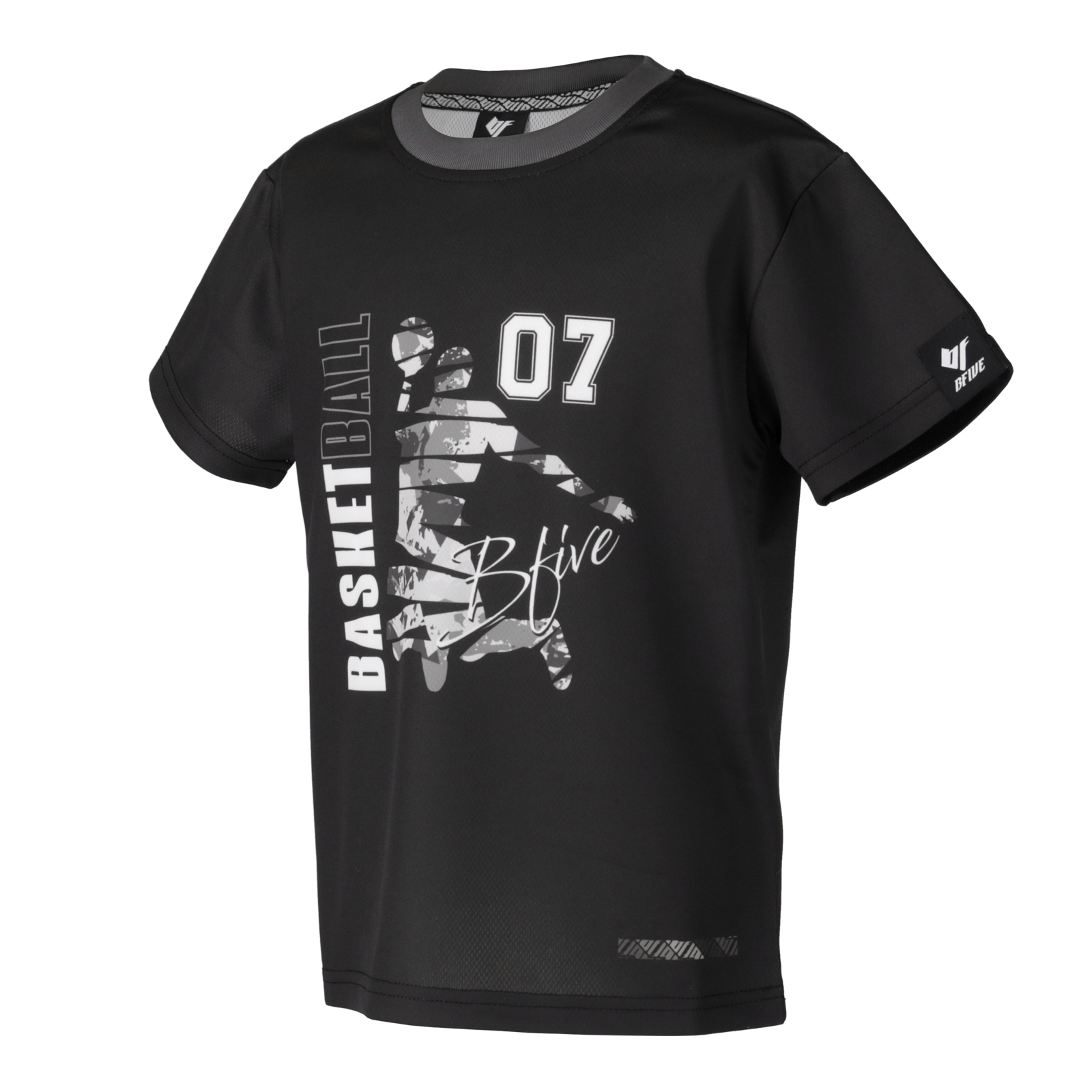 BFIVE GAMEMOVE Fit TEE ジュニア ブラック