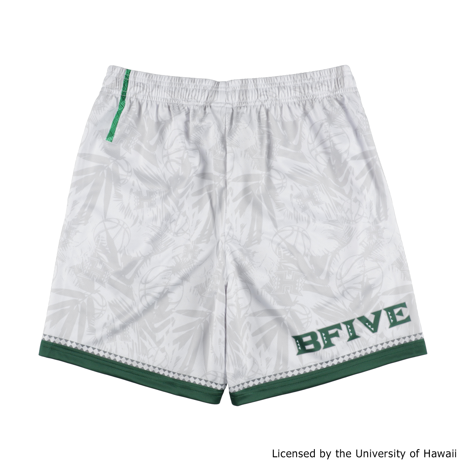 HAWAII PALM SHORTS WHITE [膝上丈]