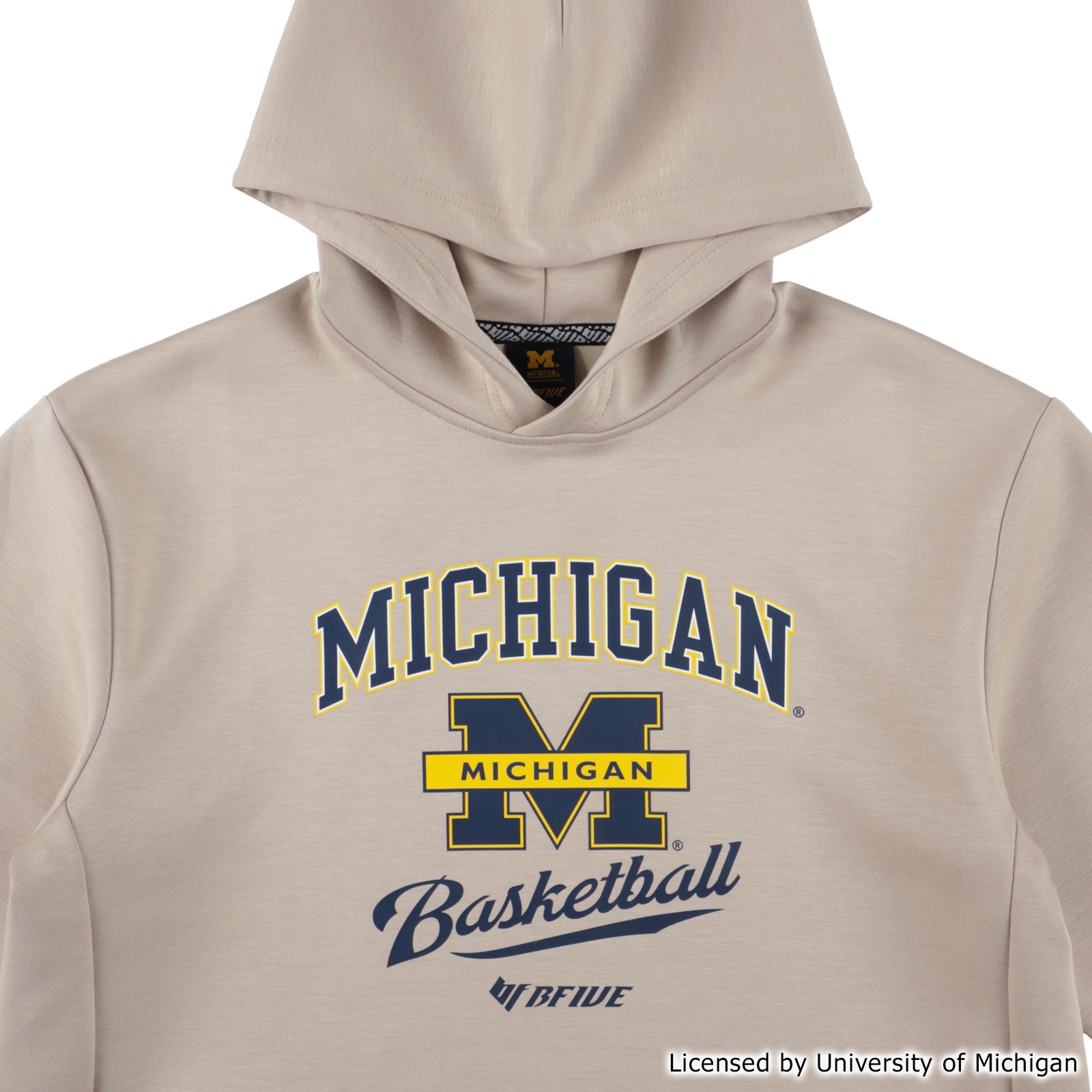 MICHIGAN CLASSIC HOODIE BEIGE