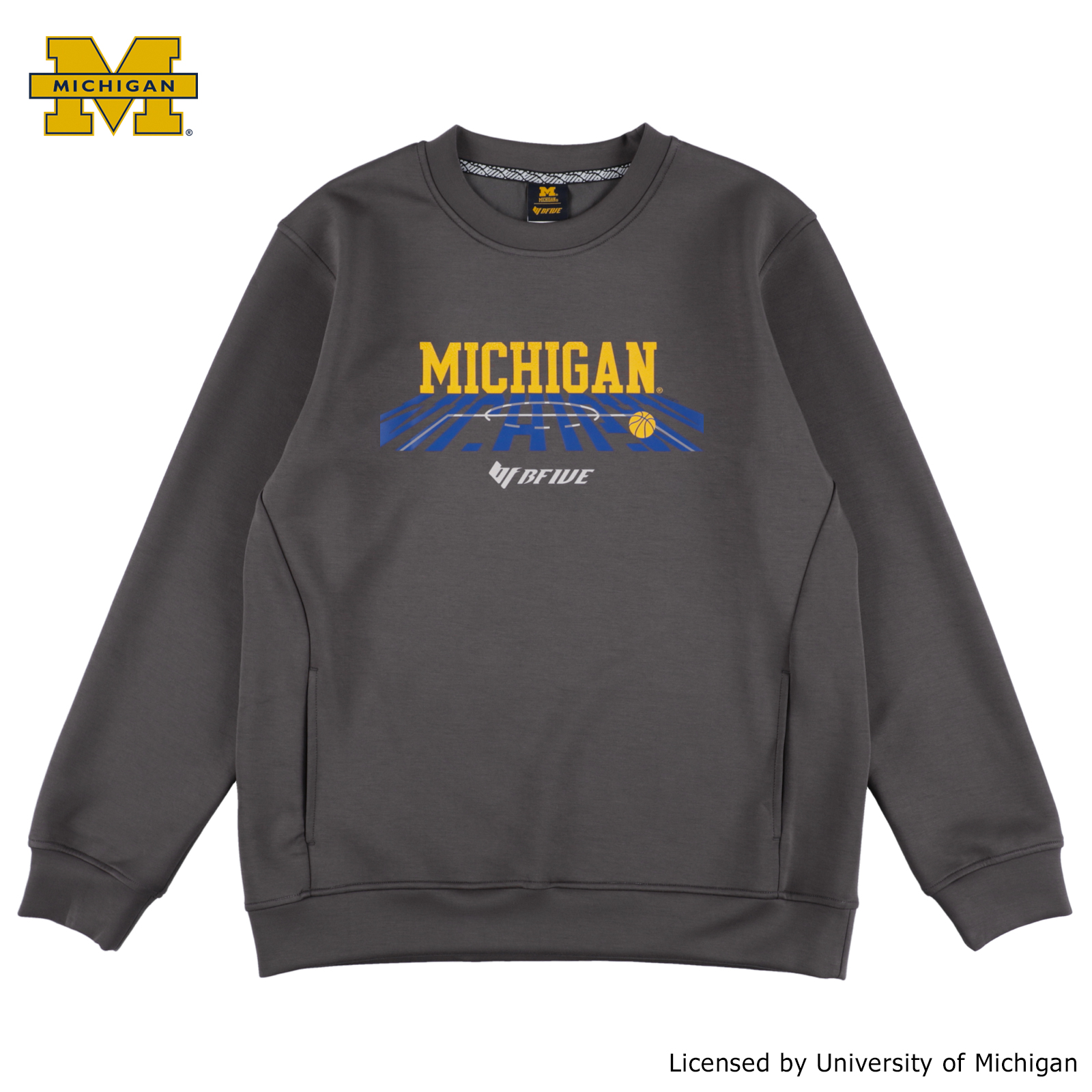 MICHIGAN HIGHLIGHT SWEAT DARK GRAY