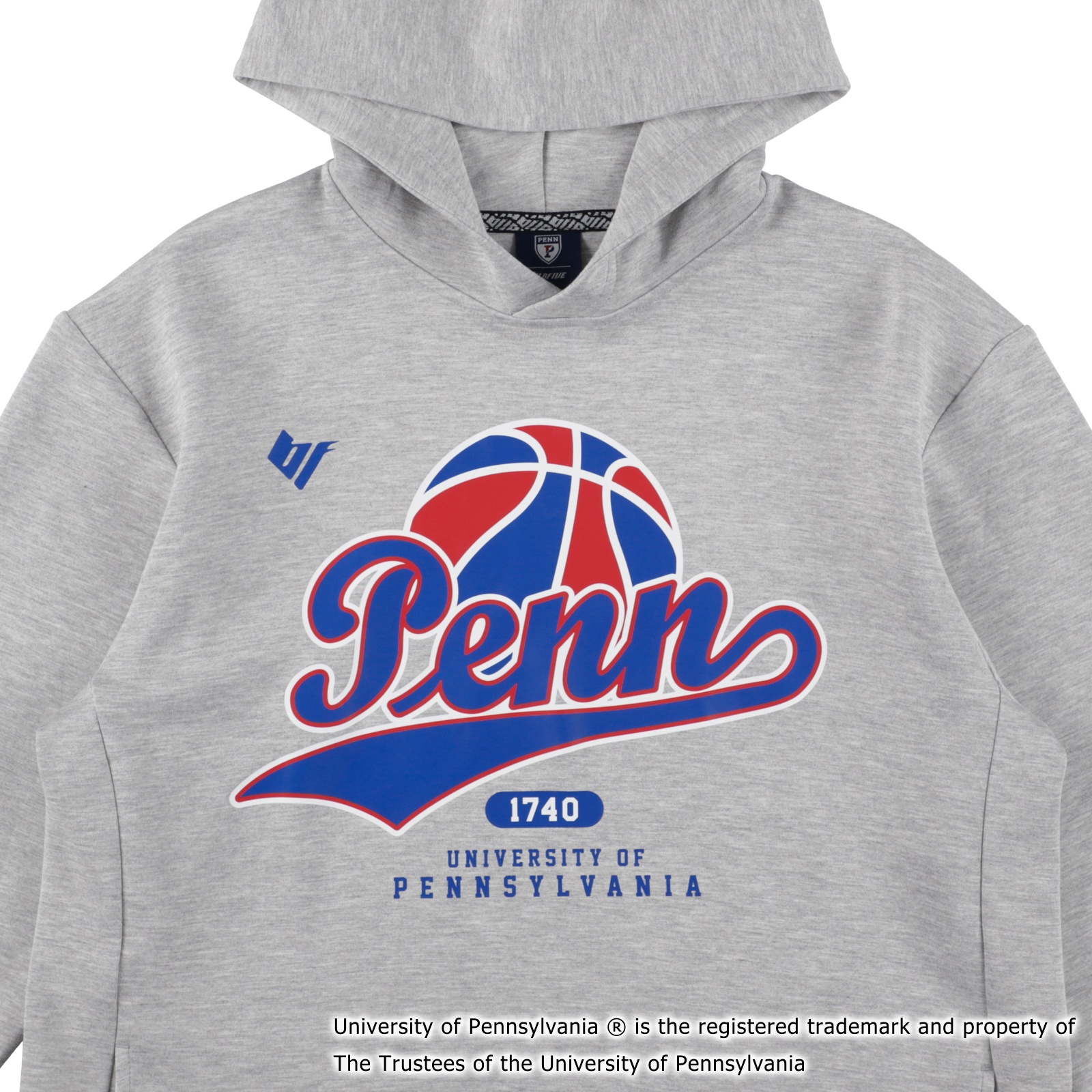 PENN SCRIPT LOGO HOODIE GRAY