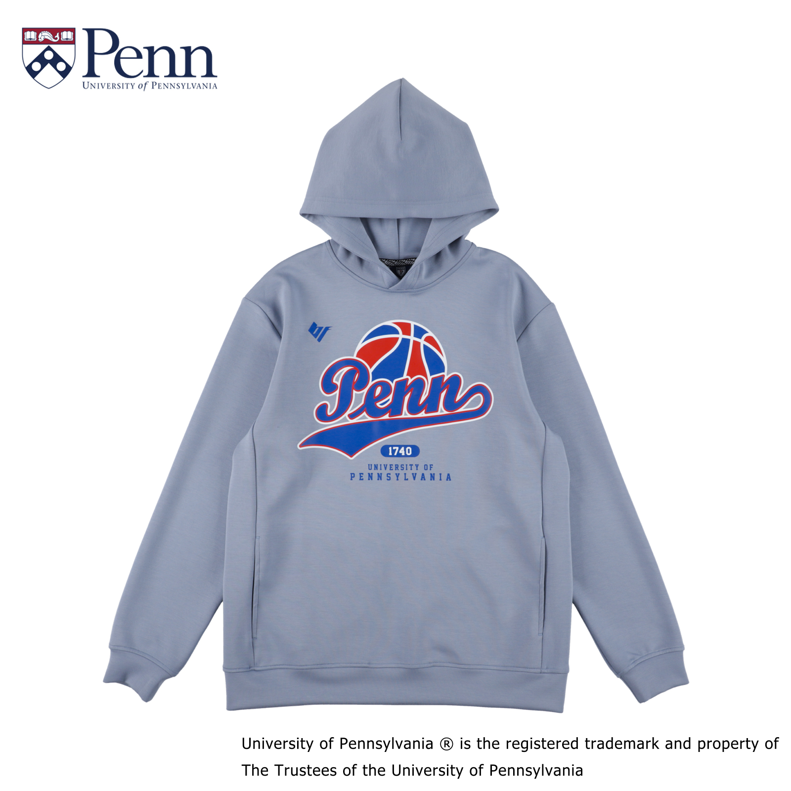 PENN SCRIPT LOGO HOODIE ICE BLUE