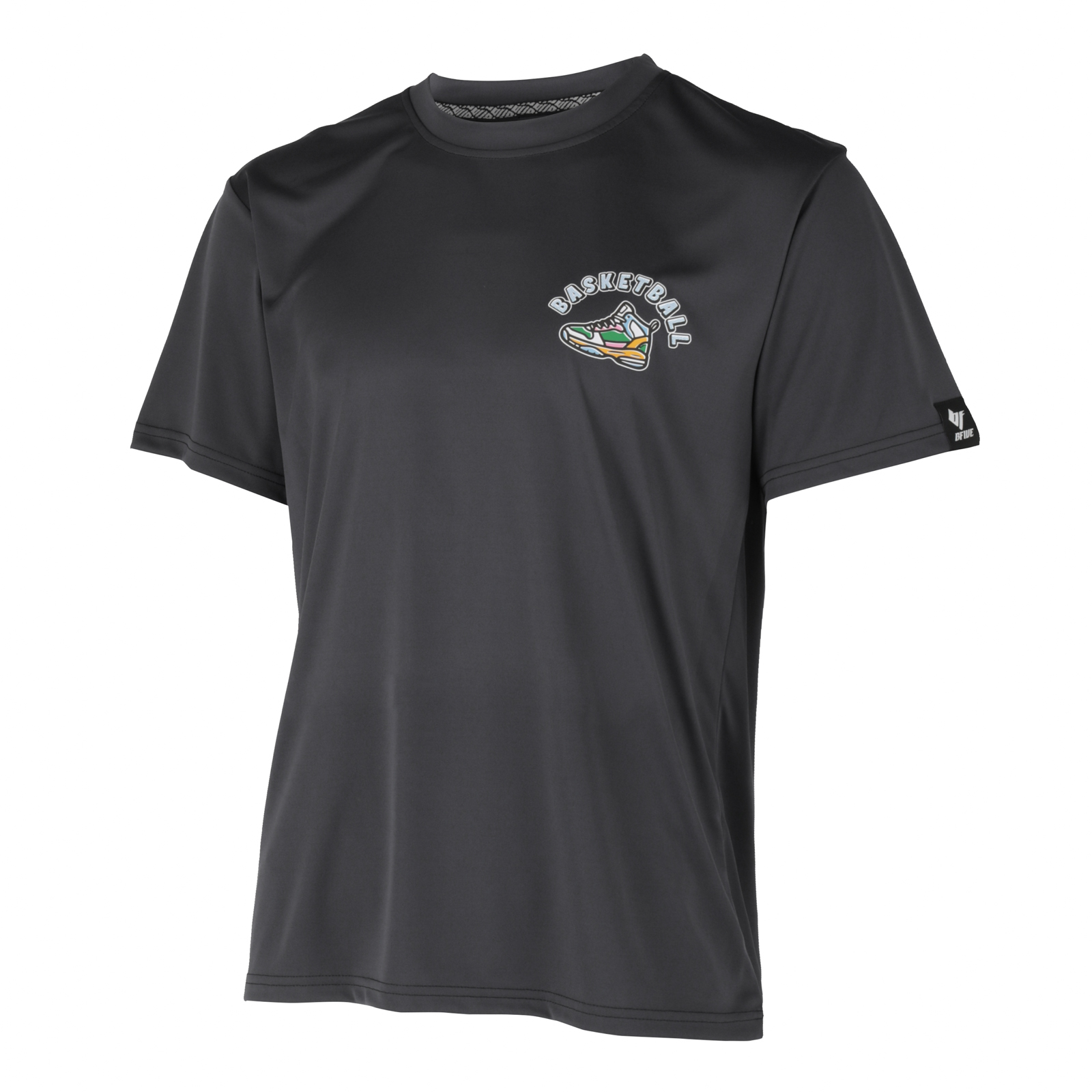 ダークグレー ドライ半袖Tシャツ