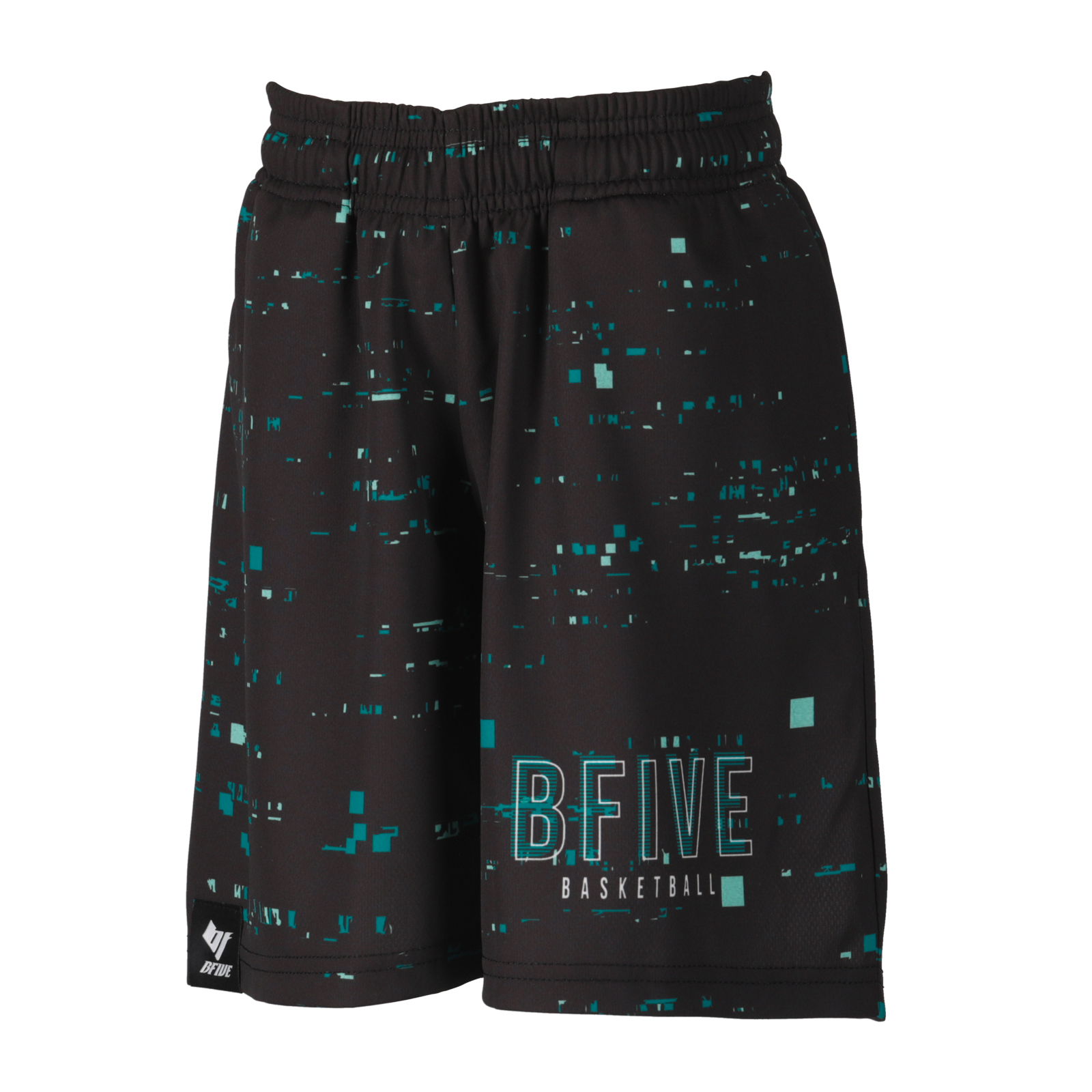BFIVE DIGINOISE SHORTS ジュニア ブラック グリーン