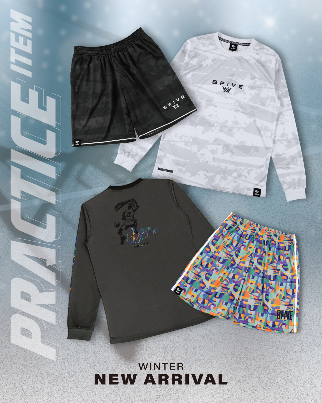 PRACTICE WEAR ITEM 長袖プラクティスシャツ